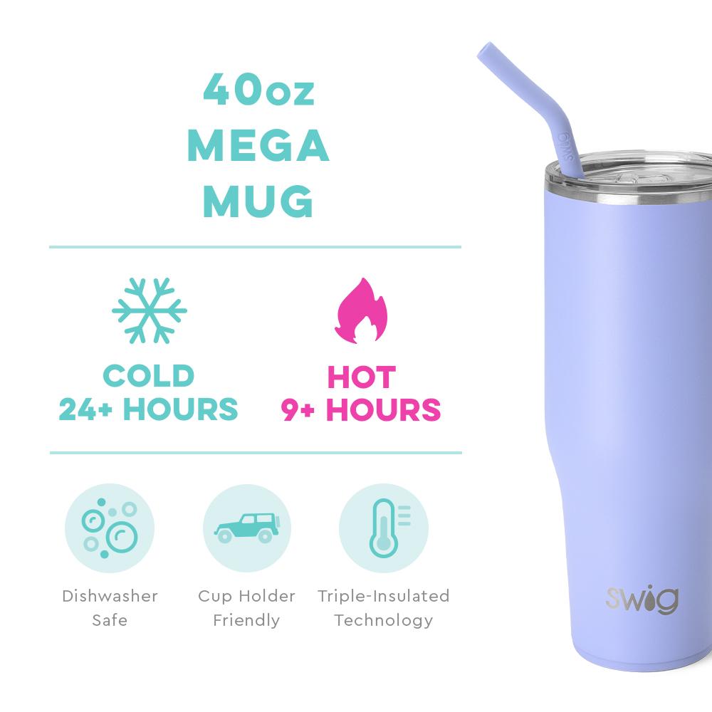 Mega Mug (40oz) - Hydrangea