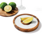 Serve cocktails in style with this premium Acacia wood salt rimmer, the perfect way to elevate your margarita game and impress guests at any party or fiesta. Designed for function and versatility, its 3-in-1 design features a lid that doubles as a cutting board with a juice channel, while the rimmer itself holds salt or sugar for easy glass dipping. It also serves as a convenient storage box when not in use. 