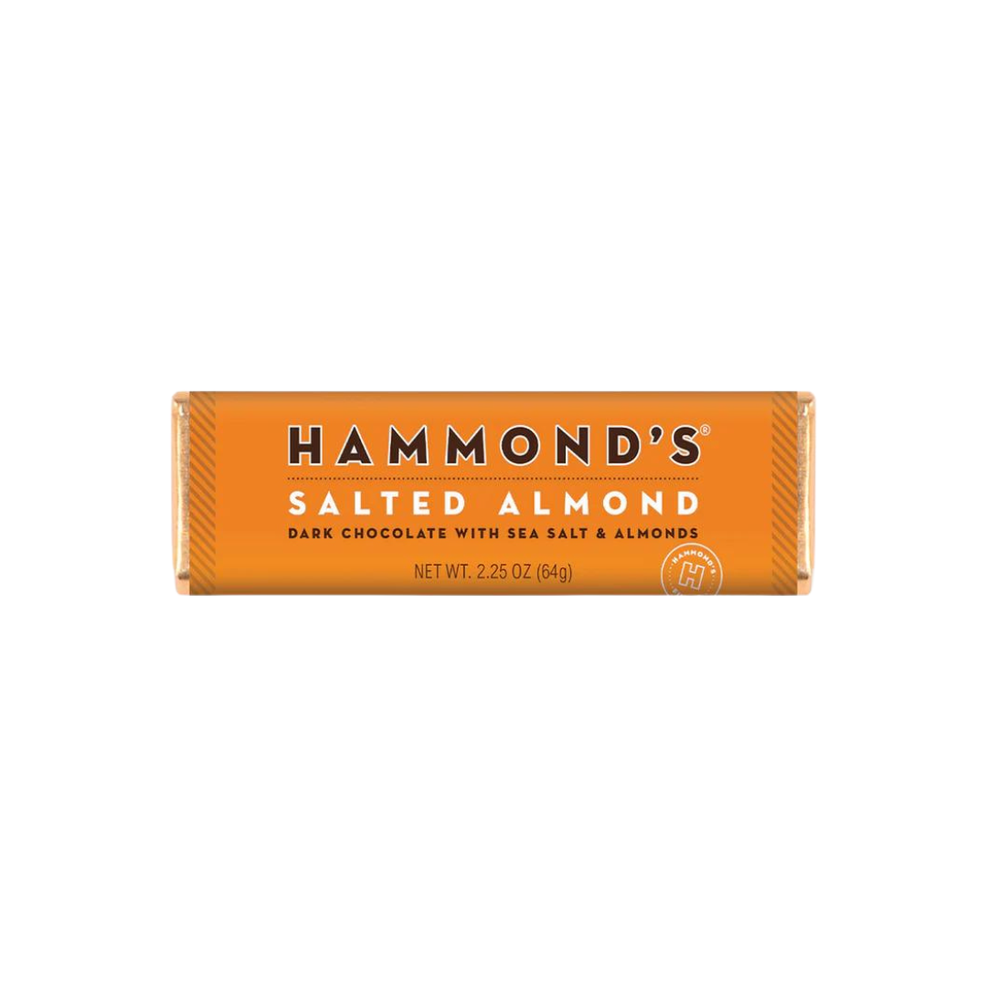 Chocolate Bar - Salted Almond Dark Chocolate