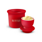 French Ceramic Butter Keeper - Red