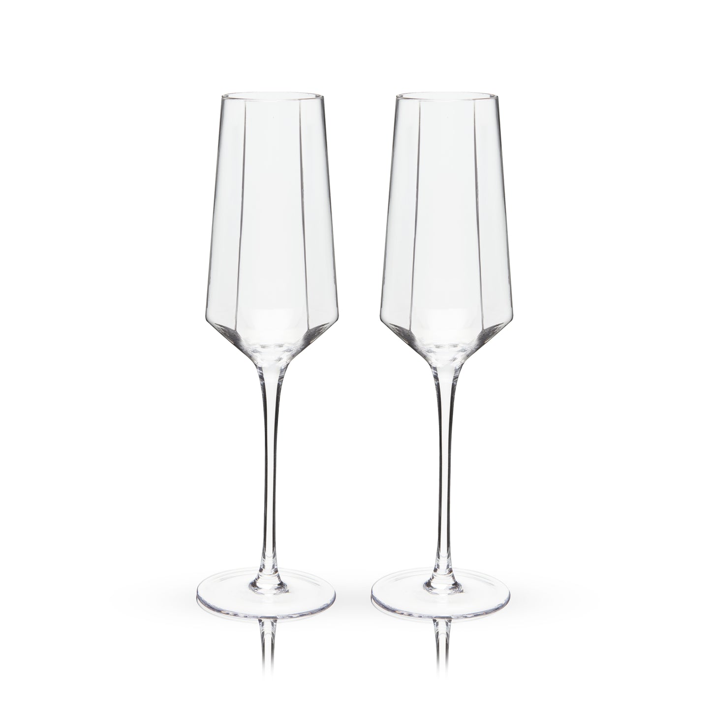 Seneca Stemmed Champagne Flutes (Set of 2)