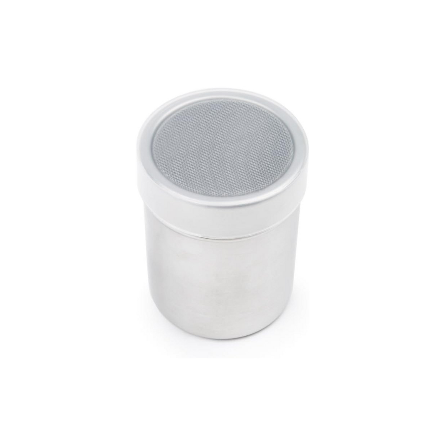 This is the perfect shaker to sprinkle powdered sugar or cinnamon onto your cakes, donuts, or pancakes. Can also be used for adding a glitter of cocoa and other powders to your dish or concoction.