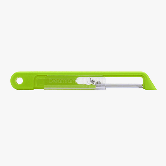 GIF Green peeler cover opening and closing to sharpen the blade