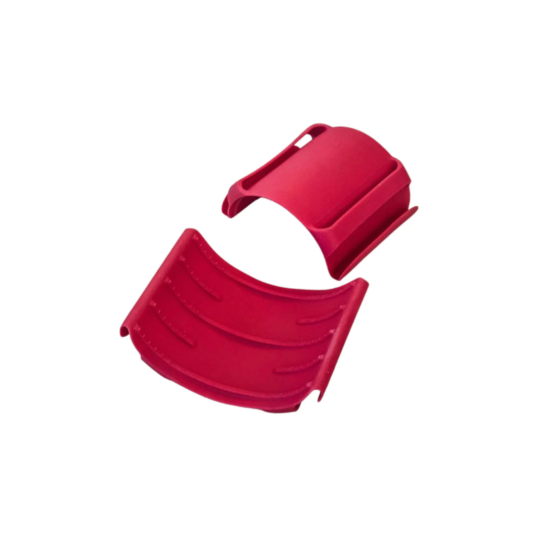 ALL in 1 - Carving Mitt, Slicing Mitt, Oven Mitt, Grill Mitt, Hot Food Mitt, Pot Holder, Jar Lid Gripper, Clean Food Handling, Hot Dish Trivet, Cooking Spoon Rest GRIPmitt® is made of 100% heat and cold resistant (to 478°F (248°C) Silicone that is dishwasher safe, and it eliminates the need to use cloth hand towels; kitchen mitts that retain dirt and bacteria. Get A Grip On Cooking® and keep your kitchen orderly and clean.