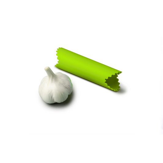 Say goodbye to garlicky fingers with this clever little Garlic Roller! Made from durable, flexible silicone, it effortlessly removes the outer skin from garlic cloves—just pop one inside, press, and roll. The premium design keeps your hands odor-free while making peeling quick and mess-free. 