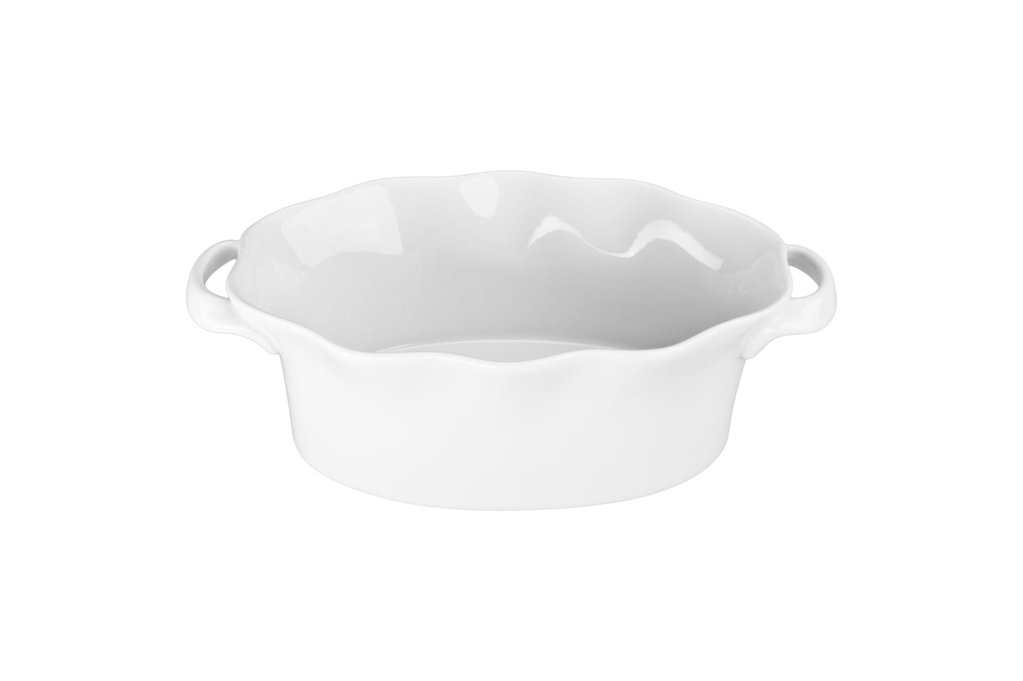 Wavy Oval Deep Baker - 1.5 qt