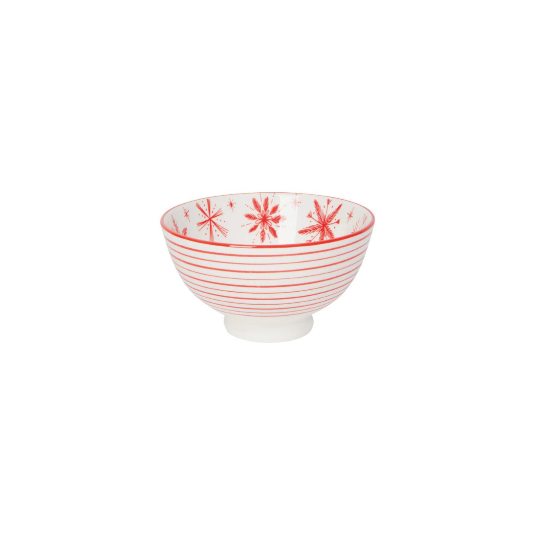 Stamped Bowl in Snowflakes! This 4-inch porcelain beauty features striking stamped patterns and an embossed texture that’s as delightful to touch as it is to look at.