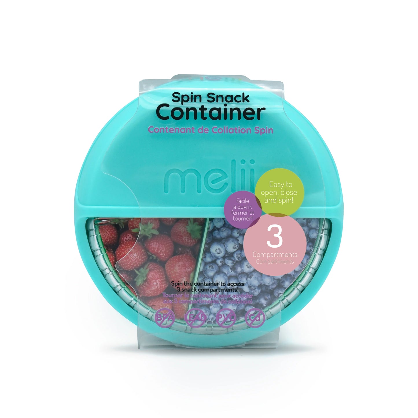 Spin Container - Blue & Mint