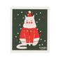 Swedish Sponge Cloth - Festive Feline