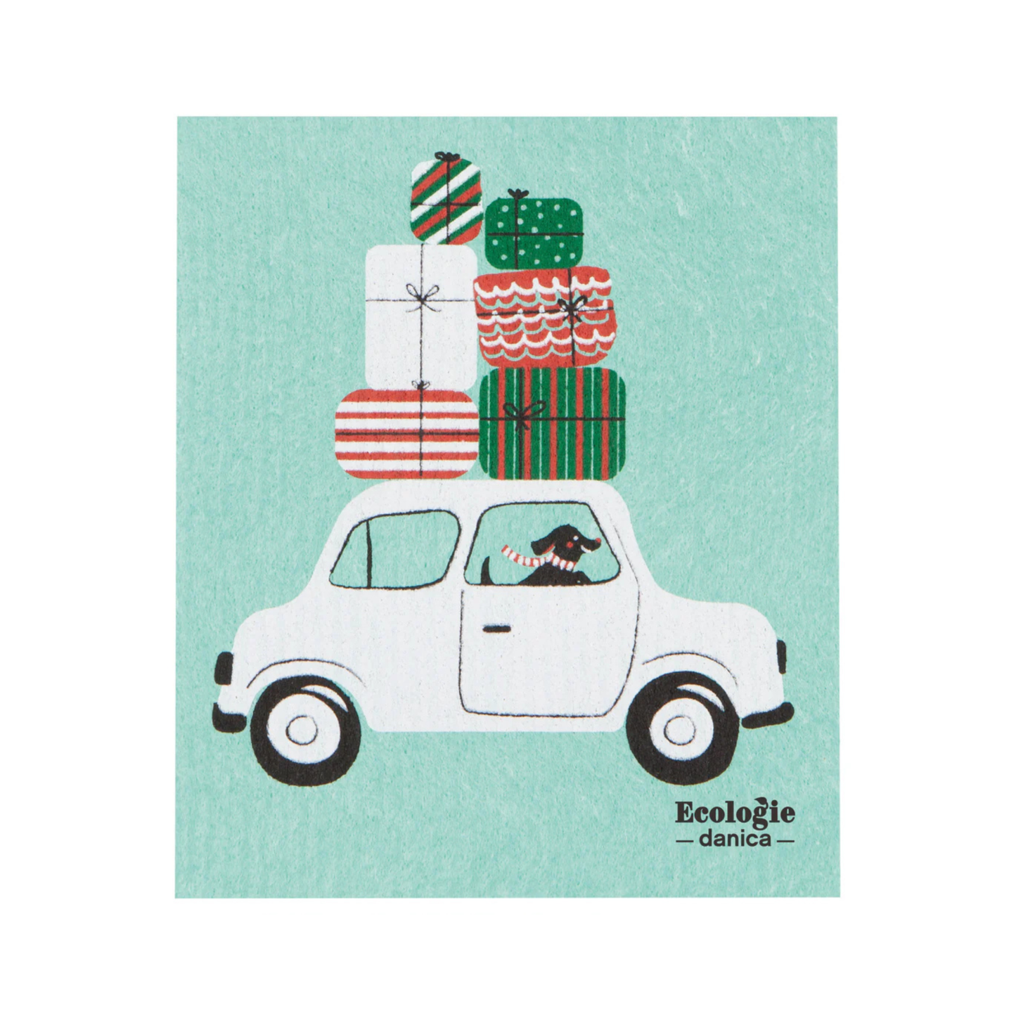 Swedish Sponge Cloth - Winter Wheels Dog