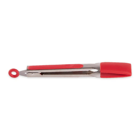 The Square Silicone Tip Tongs are made from high quality stainless steel and BPA-free silicone. Non-slip silicone handles are comfortable with an indentation for your thumb and pointer finger that helps provide the perfect amount of pressure even on the most delicate foods. Textured ends of each tip and the strong spring action makes picking up foods easy and secure. With 2 inches wide silicone ends for easy grip. No more slipping and sliding - give your grip a much-needed upgrade! 