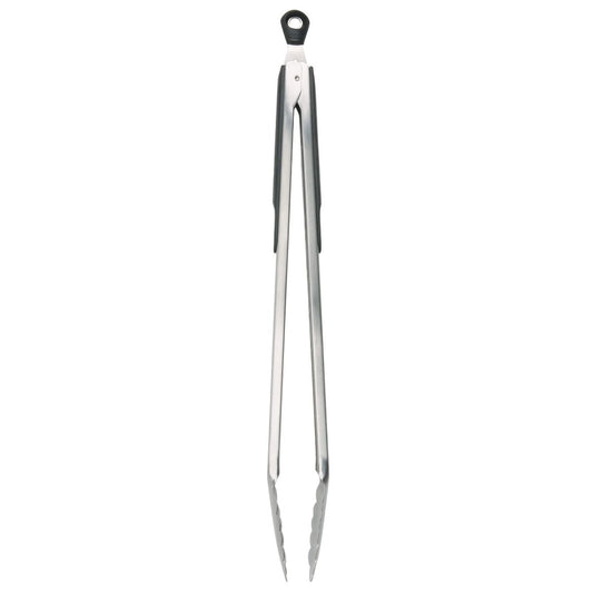 These extra-long food flippers give you magical reaching powers while keeping your fingers safely in another zip code from sizzling heat. Made from high-heat resistant stainless steel that laughs in the face of danger, their scalloped edges grip everything from hulking steaks to teeny shrimp with equal enthusiasm.