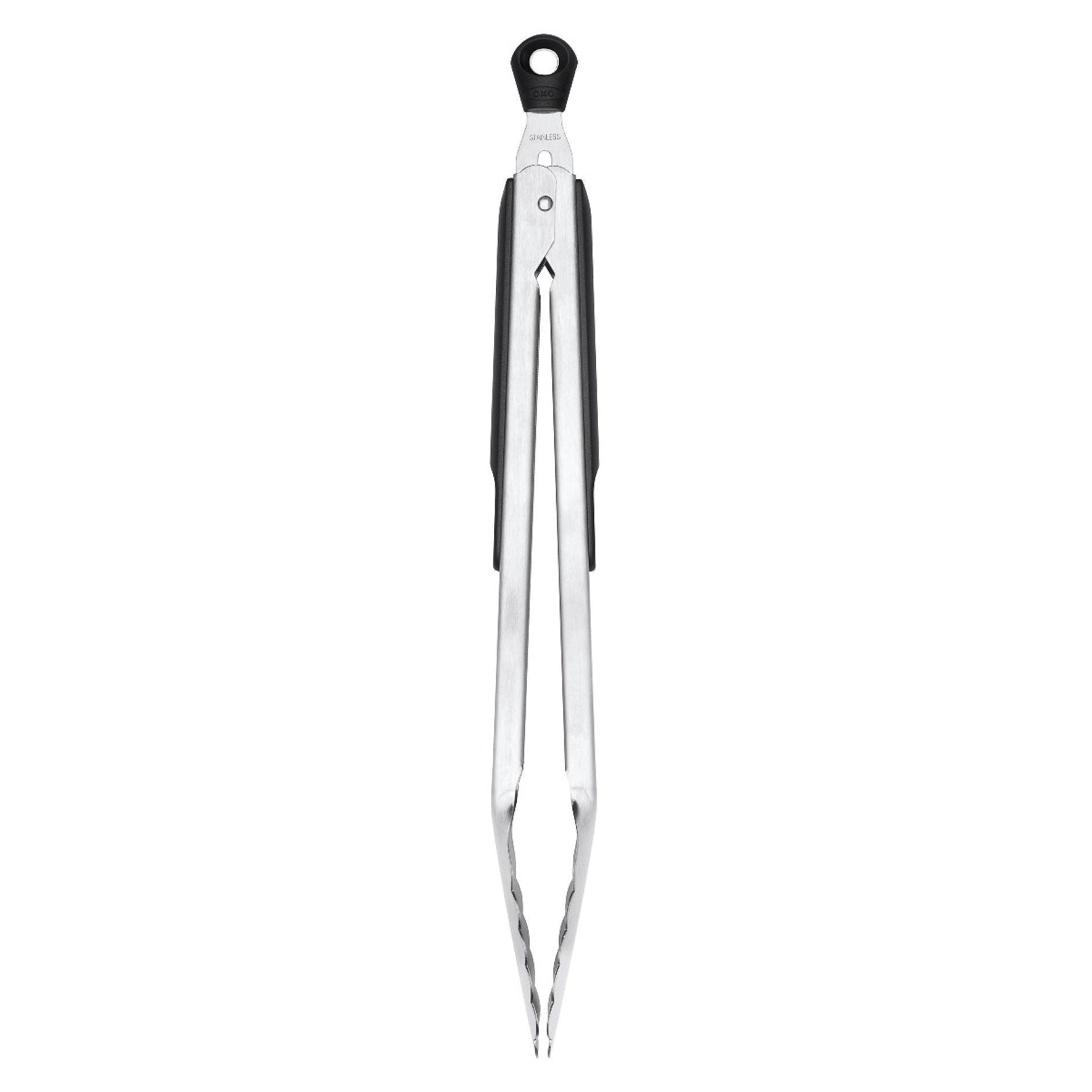 These food-flipping superheroes combine sleek brushed stainless steel with cushy non-slip handles that won't go sliding out of your grip during critical bacon-turning moments! The thoughtful thumb rests give your digits a comfy place to hang out while you're playing kitchen conductor. 