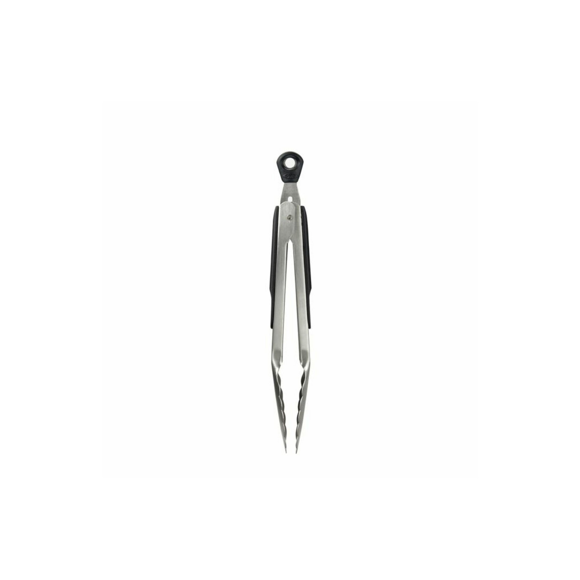 Our tongs feature brushed stainless steel with soft, non-slip handles and comfortable thumb rests. Easily lock in the closed position for convenient storage.