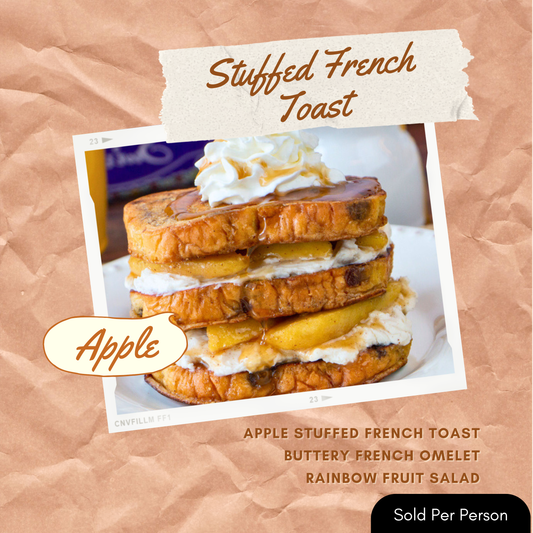 Breakfast for Dinner - Apples & Cream Stuffed French Toast - 6 PM, Wednesday, September 10th, 2025