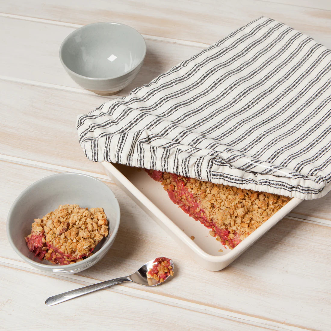 Ticking Stripes Casserole Cover