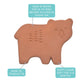 Boris Bear, your adorable Sugar Saver! This charming terracotta buddy keeps your brown sugar soft and moist for 3-6 months