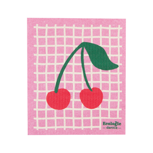 Swedish Sponge Cloth - Very Cherry
