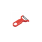 Light-weight vegetable and fruit Swiss peeler with razor-sharp carbon steel blades.