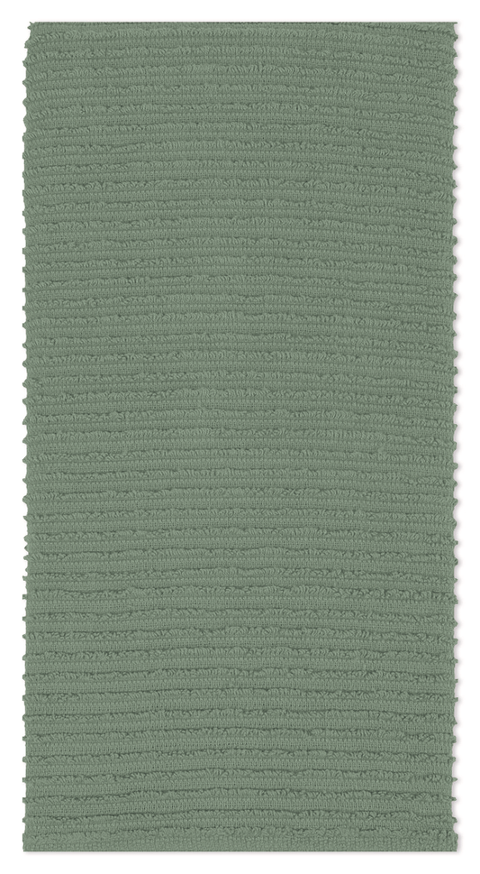 Ridged Cloth Dishtowel - Green