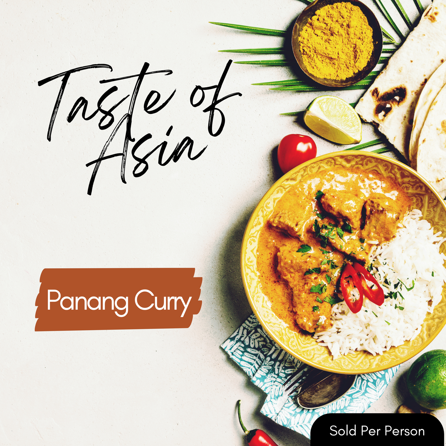 Taste of Asia - Panang Curry - 6 PM, Thursday, May 22nd, 2025