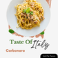 Taste of Italy - Carbanara - 6 PM, Friday, November 21st, 2025