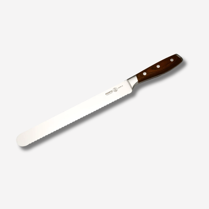Avanta Pakkawood Scalloped Slicer - 10"