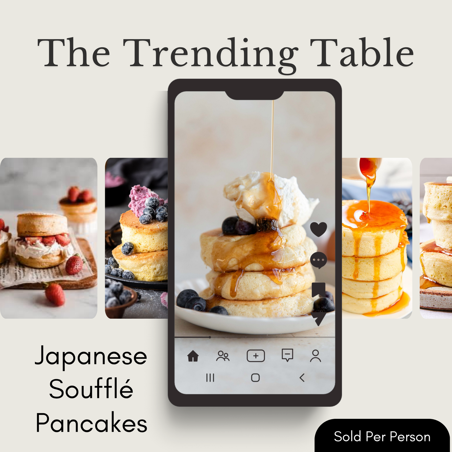 The Trending Table - Japanese Soufflé Pancakes - 6 PM, Friday, March 13th, 2026