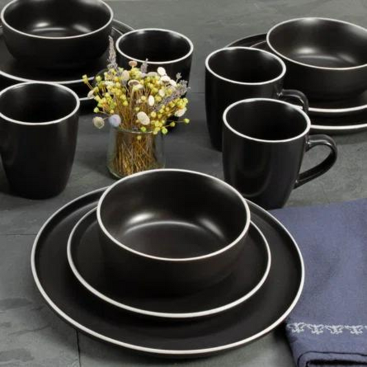 Tempo Dinner Plate - Onyx