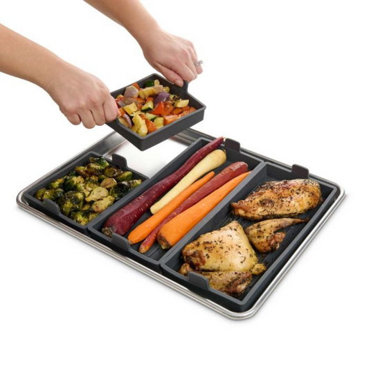 Non-Stick Sheet Pan Dividers - 4-Piece Set