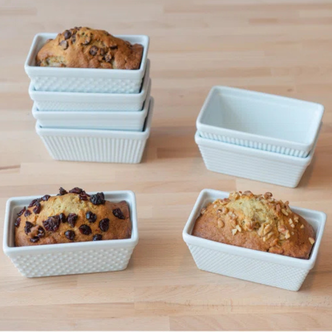 Textured Mini Loaf Pan - Dots