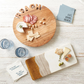 Face to Face Serving Board - Marble & Wood