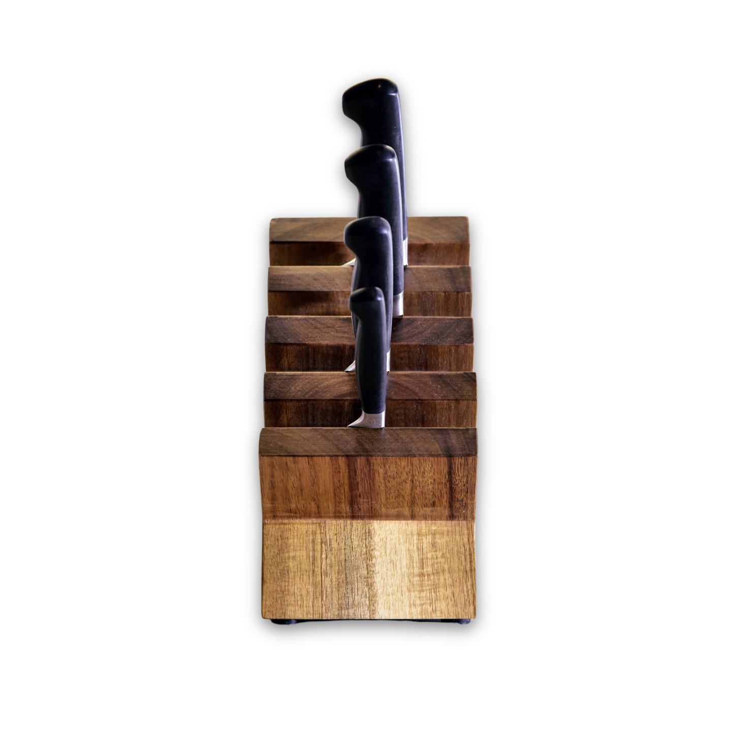 Next Level Magnetic Knife Block With UV Light - Acacia