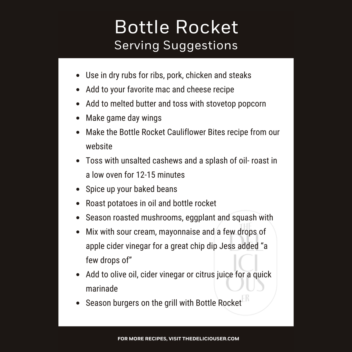 Bottle Rocket - Hot Barbecue Blend