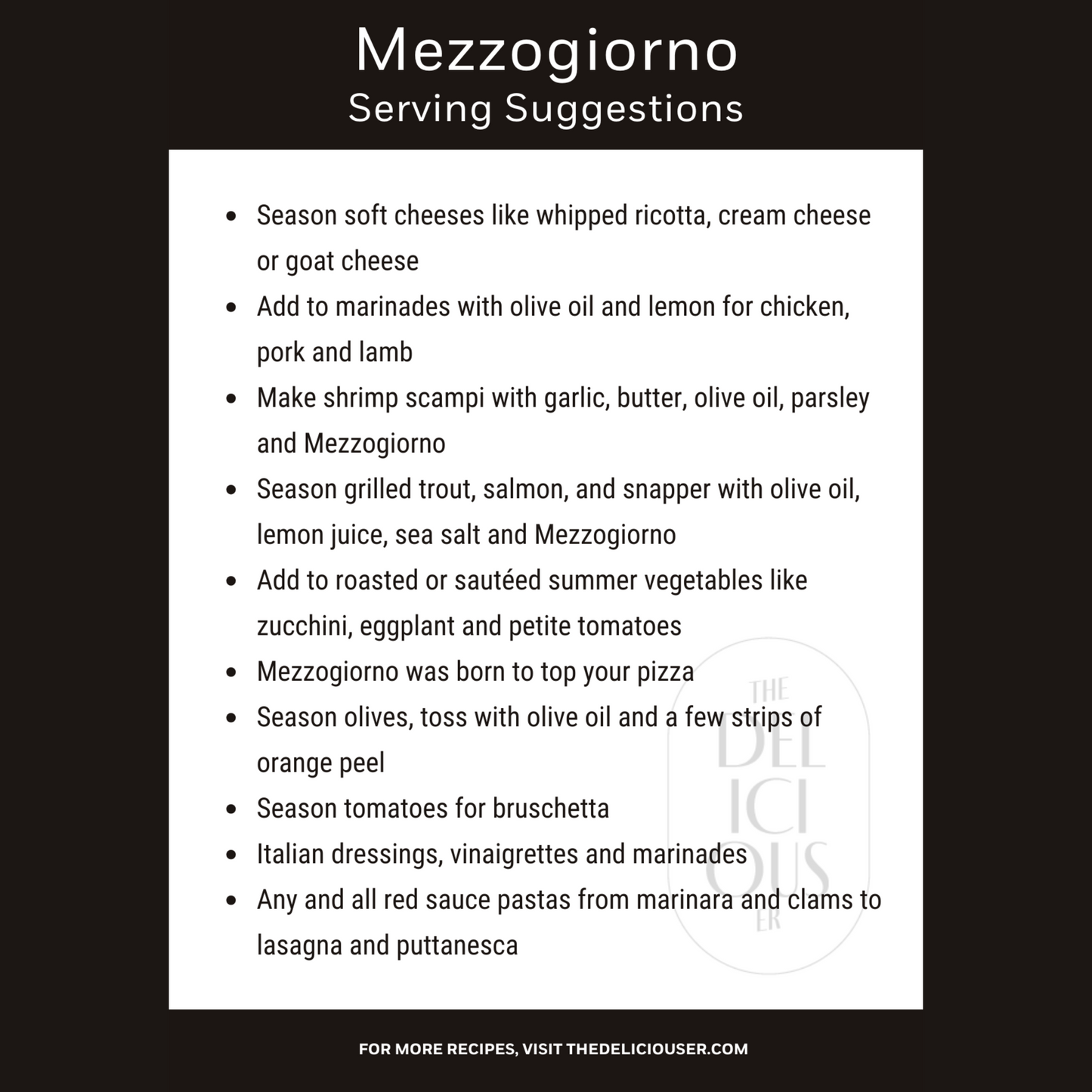 Mezzogiorno - Southern Italian Herb Blend