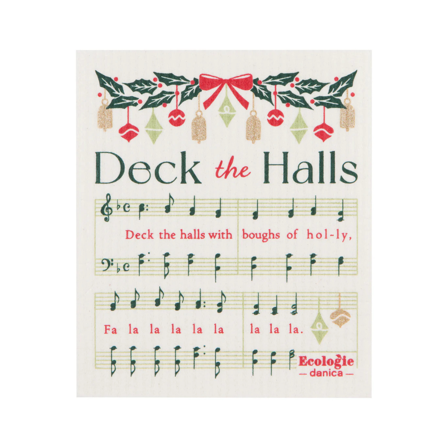 Swedish Sponge Cloth - Christmas Carol