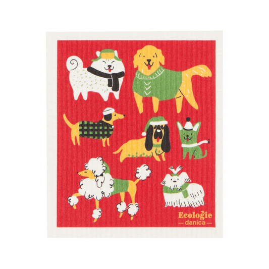 Swedish Sponge Cloth - Yule Dogs