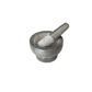 Mortar & Pestle - Silver Granite