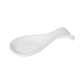 White Stoneware Spoon Rest