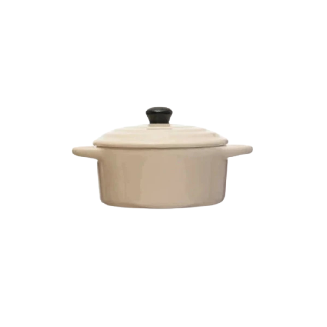 Stoneware Mini Baker - Forest Cream