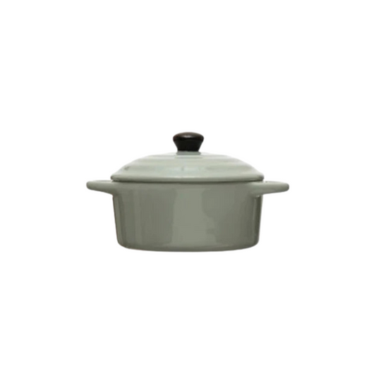 Stoneware Mini Baker - Forest Grey Blue