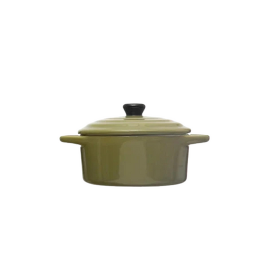 Stoneware Mini Baker - Forest Green