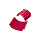 Silicone Cooking Mitt - 2 Piece Set - Red