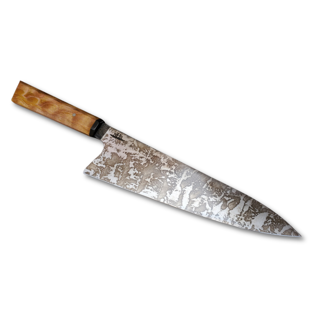 NHB Custom Chef's Knife - 10 inch -  Peanut