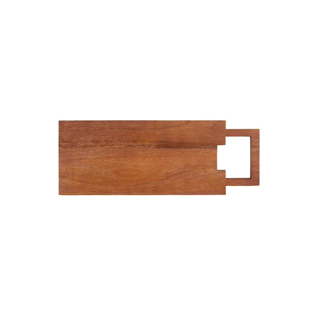 Charcuterie Board with Handle - Brown