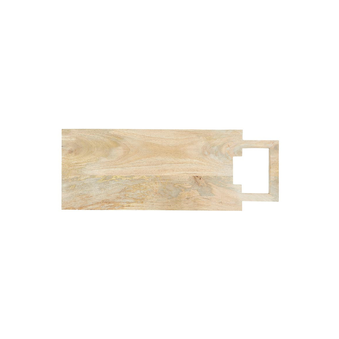 Charcuterie Board with Handle - Natural