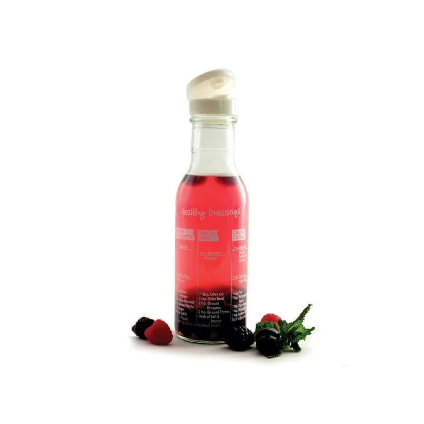 Salad Dressing Shaker – 11oz Glass Bottle