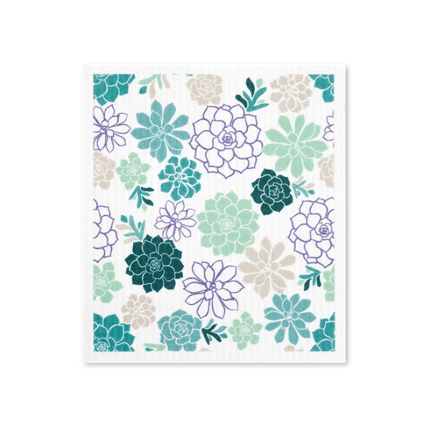Sponge Cloth - Succulents