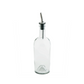 Vinegar and Oil Bottle 17.5 oz glass bottle with stainless steel pourer.