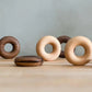 Wooden Donut Bag Clip - Black Walnut